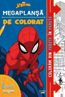 DISNEY. MARVEL. SPIDER-MAN. Megaplansa de desenat. 6 metri