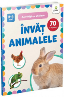 Invat animalele. Activitati cu stickere (2-4 ani)