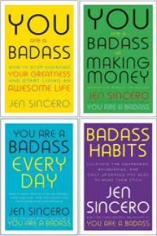 Jen Sincero Collection 4 Books Set (You Are A Badass At Making Money Every Day Badass Habits)