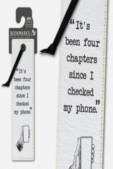 Literary Bookmarks: Checked My Phone