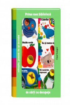 Prima mea biblioteca de carti cu decupaje