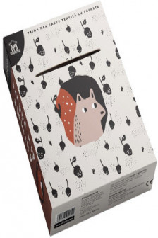 Prima mea carte textila cu fosnete – Animale din padure