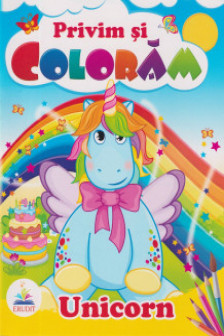 Privim si coloram UNICORN
