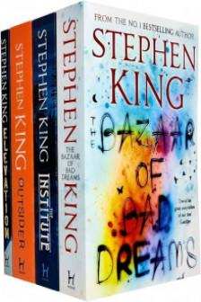 Stephen King 3 Books Collection Set The Institute Elevation The Bazaar of Bad Dreams