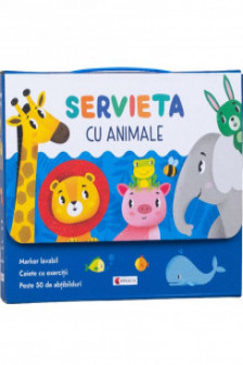 Servieta cu animale