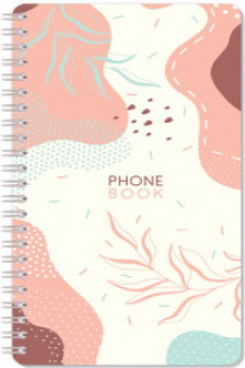 Телефонная книга А5 80л.Стиль. Flora