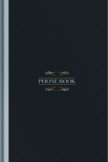 Телефонная книга.Моноколор. Dark
