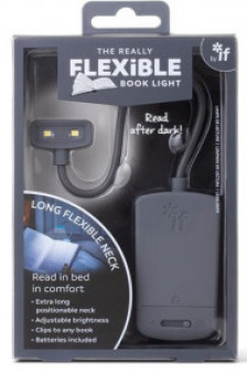 The Really Flexible Book Light: Grey
