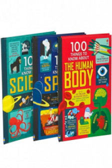 Usborne 100 Things to Know About 3 Books Collection Set - Space The Human Body Science
