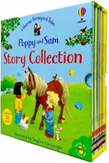 Usborne Farmyard Tales Poppy and Sam Series 20 Books Collection Box