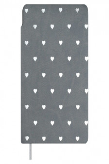 Записная книжка ESCALADA.ЗАМША СЕРЫЙ