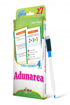 27 de cartonase. Scrie si sterge. Adunarea