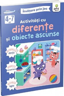 Activitati cu diferente si obiecte ascunse 4-7 ani