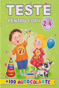 Teste 2-4 ani cu 100 autocolante