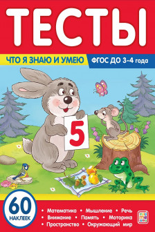 Тесты. Что я знаю и умею. 3-4 года