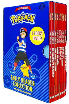 The Official Pokemon Early Reader 8 Books Box Set Collection With Full Colour Illustrations