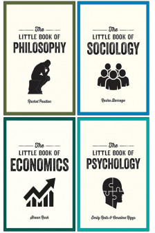 The Little Book of Philosophy Sociology Economics & Psychology 4 Books Collection Set