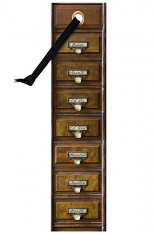 Academia Bookmarks: Vintage Drawers