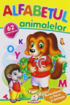 Activitati distractive Alfabetul animalelor. 62 autocolante
