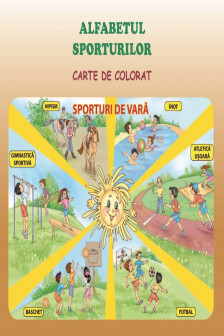 Alfabetul sporturilor carte de colorat