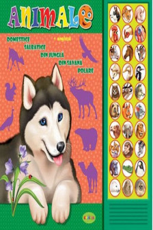 Carte cu sunete. Animale + engleza