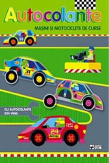 Autocolante. Masini si motociclete de curse.