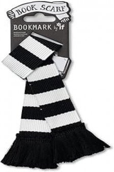 Book Scarf Bookmark Black & White