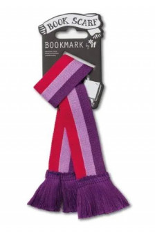 Book Scarf Bookmark Pink & Purple