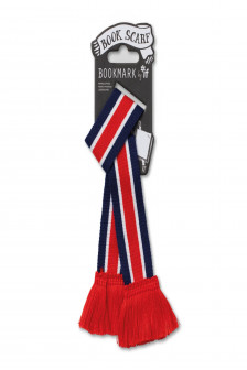 Book Scarf Bookmark Red White & Blue