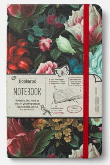 Bookaroo A5 Journal: Dark Floral