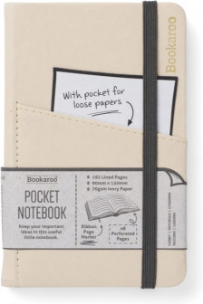 Bookaroo Pocket A6 Notebook Cream