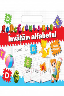 Bloc cu abtibilduri - Invatam alfabetul