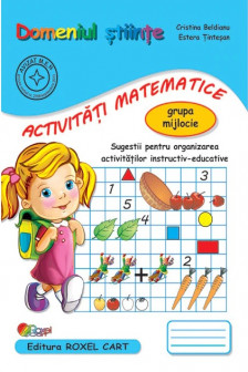 Caiet pentru grupa mijlocie - activitati matematice
