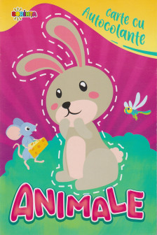 Carte cu autocolante : Animale