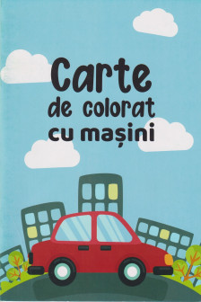 Carte de colorat cu masini