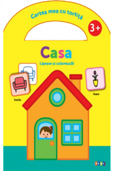 Casa 3+ lipeste si coloreaza