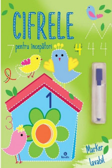 Cifrele pentru incepatori + marker lavabil