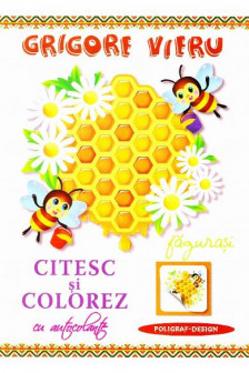 Citesc si colorez cu autocolante / Fagurasi / G. Vieru