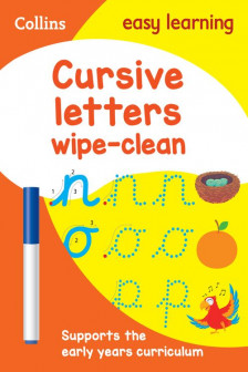 Collins Easy Learning: Cursive Letters Wipe-Clean Activity Book (Ages 3-5)