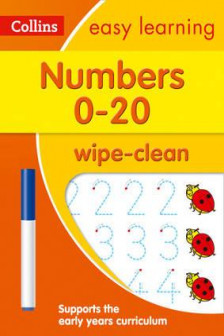 Collins Easy Learning Preschool: Numbers 0-20 Wipe Clean Activity Book