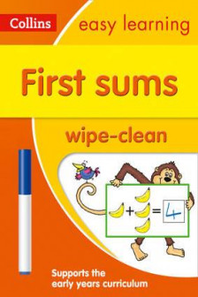 Collins Easy Learning Preschool: First Sums Wipe Clean Activity Book