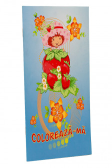 Coloram. Fetita cu capsunica.