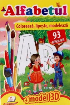 Coloreaza lipeste-Alfabetul