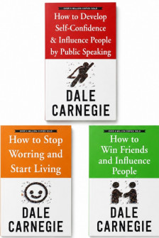 Dale Carnegie Personal Development Collection 3 Books Set How to Win Friends and Influence People