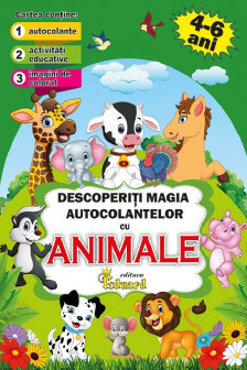 Descoperiti magia autocolantelor cu animale (4-6 ani)