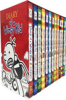 Diary Of A Wimpy Kid  Collection 12 Books Set By Jeff Kinney