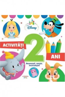 DISNEY BEBE. ACTIVITATI 2 ANI. Coloreaza  potriveste gaseste!