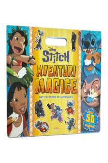 DISNEY. STITCH. AVENTURI MAGICE. Carte de desenat cu autocolante. Peste 50 de autocolante