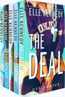 Elle Kennedy Off Campus Series 5 Books Collection Set (The Deal Mistake Score Goal Legacy)