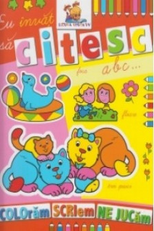Eu invat sa citesc. Carte de colorat